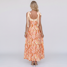Abito Floreale Beige Romantico - Bella di Roma