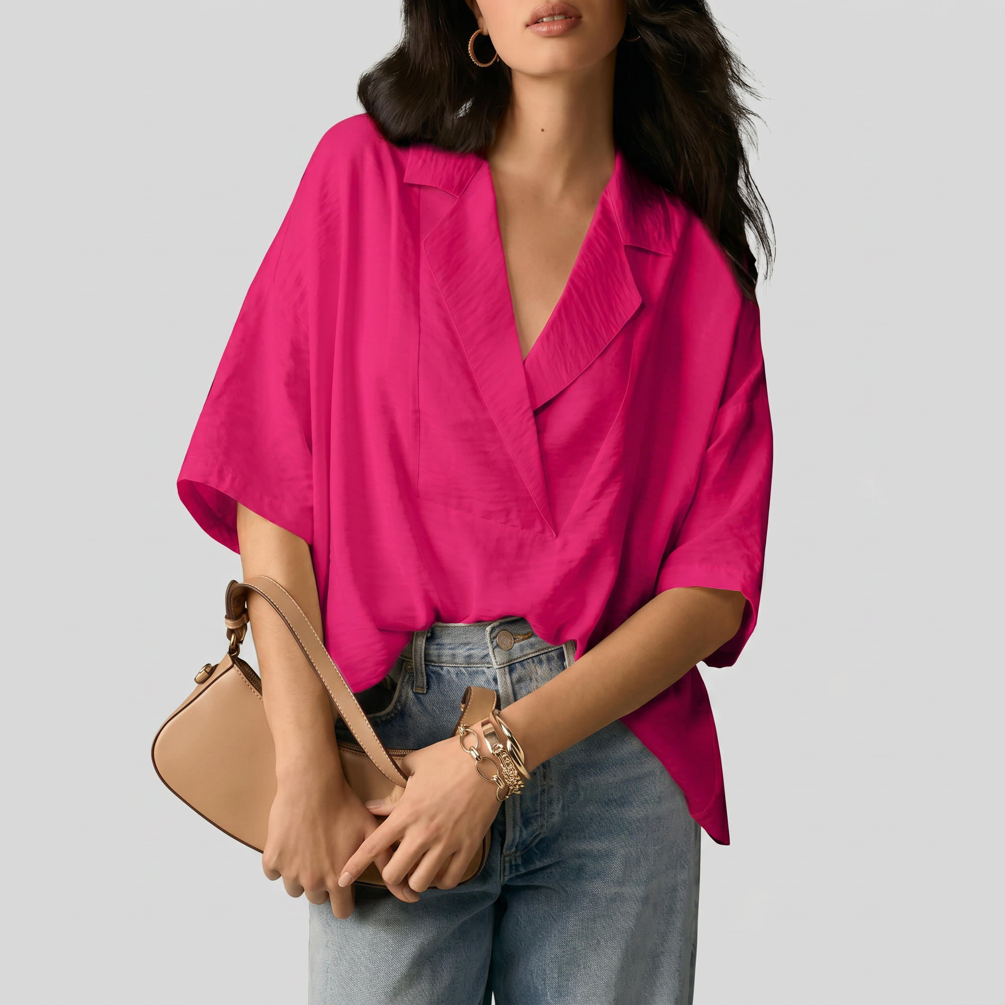 Blusa Bianca Elegante - Bella di Roma