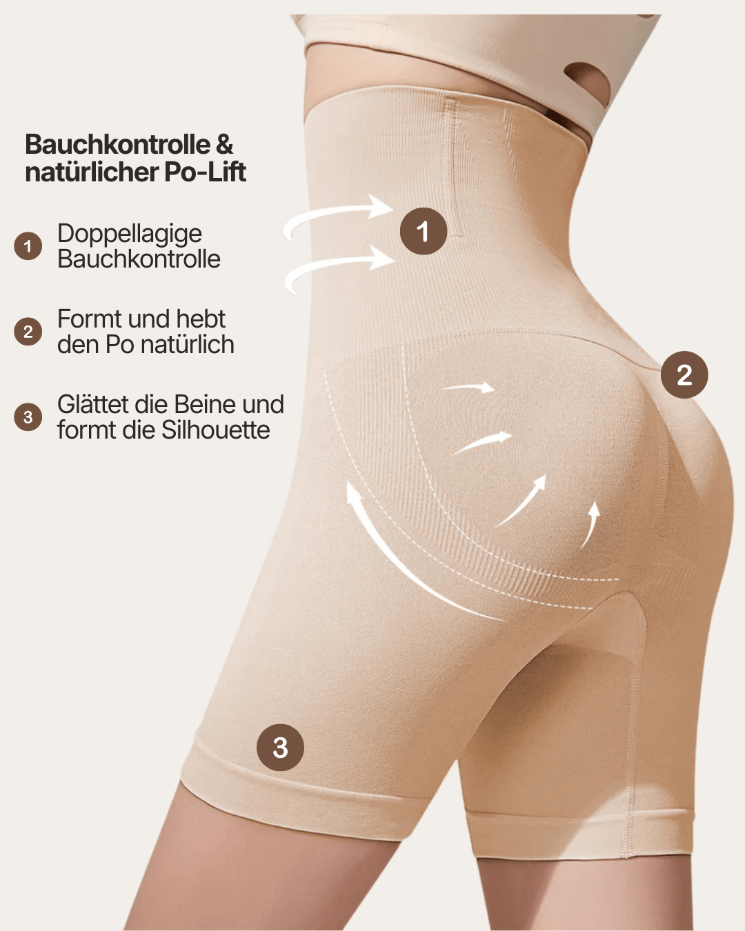 Shorts Modellanti per il Controllo della Pancia - Bella di Roma