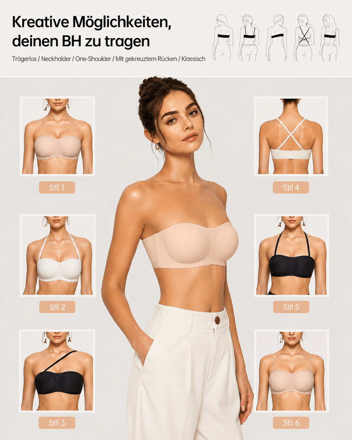 Reggiseno Senza Spalline - Bella di Roma