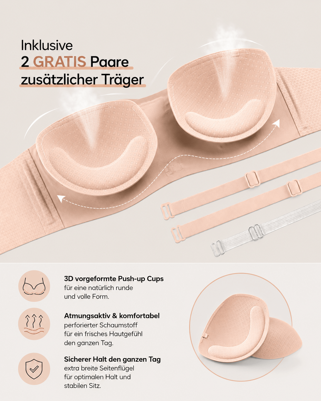 Reggiseno Senza Spalline - Bella di Roma